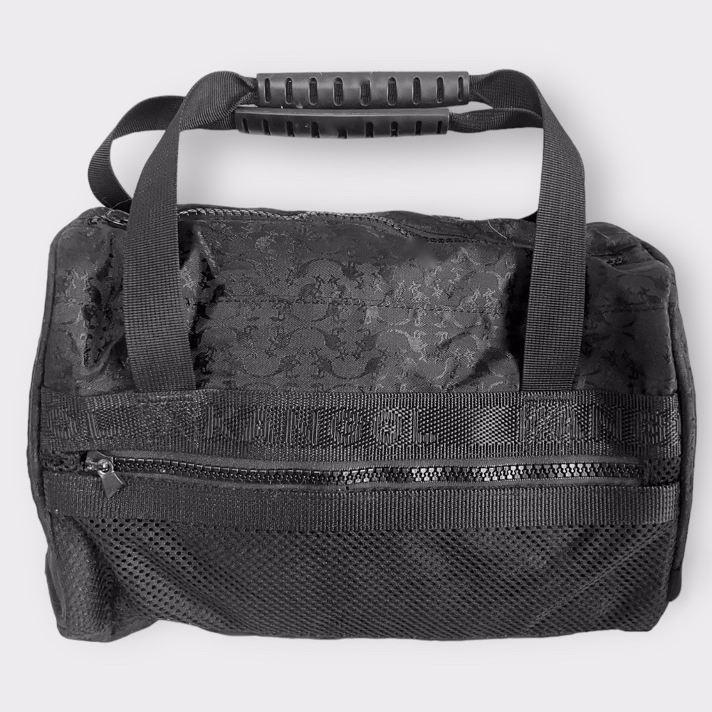 Kangol Kanganude Cuboid Black Nylon Mini Duffel Bag